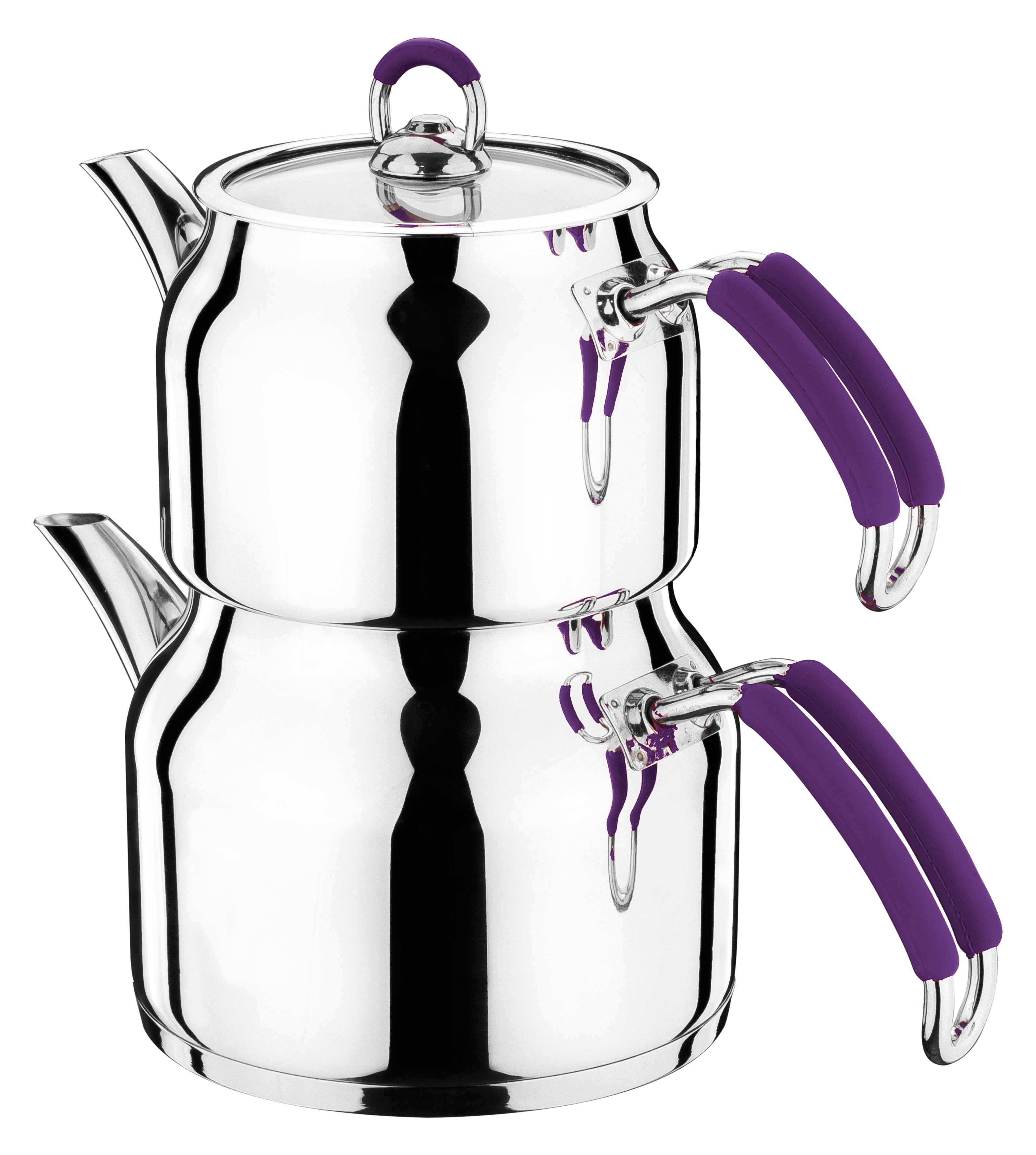 AKDENİZ İMAJ JUMBO MOR SİLİKON KULP ÇAYDANLIK