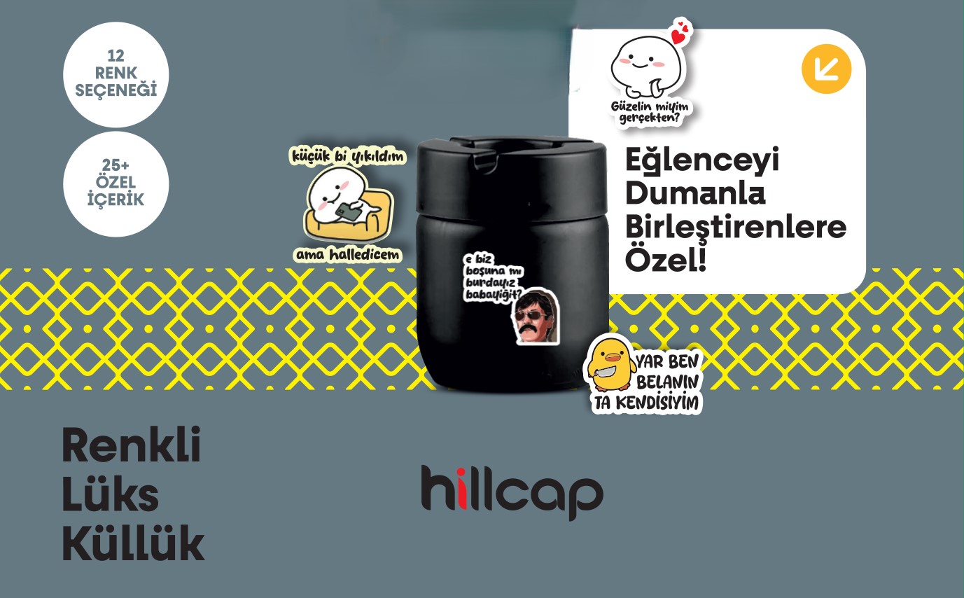 HİLLCAP KOKUSUZ KÜLLÜK 12 Lİ