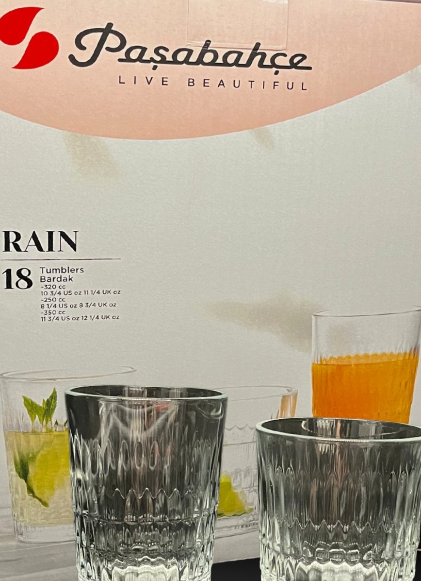 P.BAHÇE RAİN BARDAK TAKIMI 18 PARÇA *1208342*2*