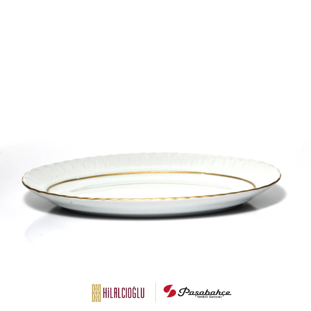 KÜTAHYA PORSELEN 25 CM KAYIK YALDIZLI