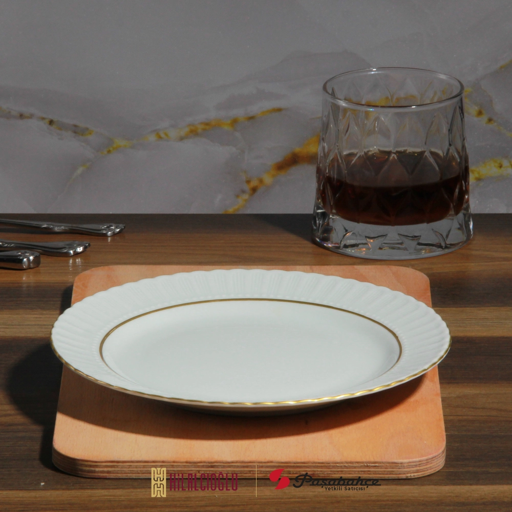 PORLAND PORSELEN SAFİR PASTA TABAK 20 CM