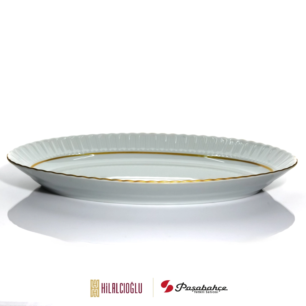 KÜTAHYA PORSELEN 35 CM YALDIZLI KAYIK